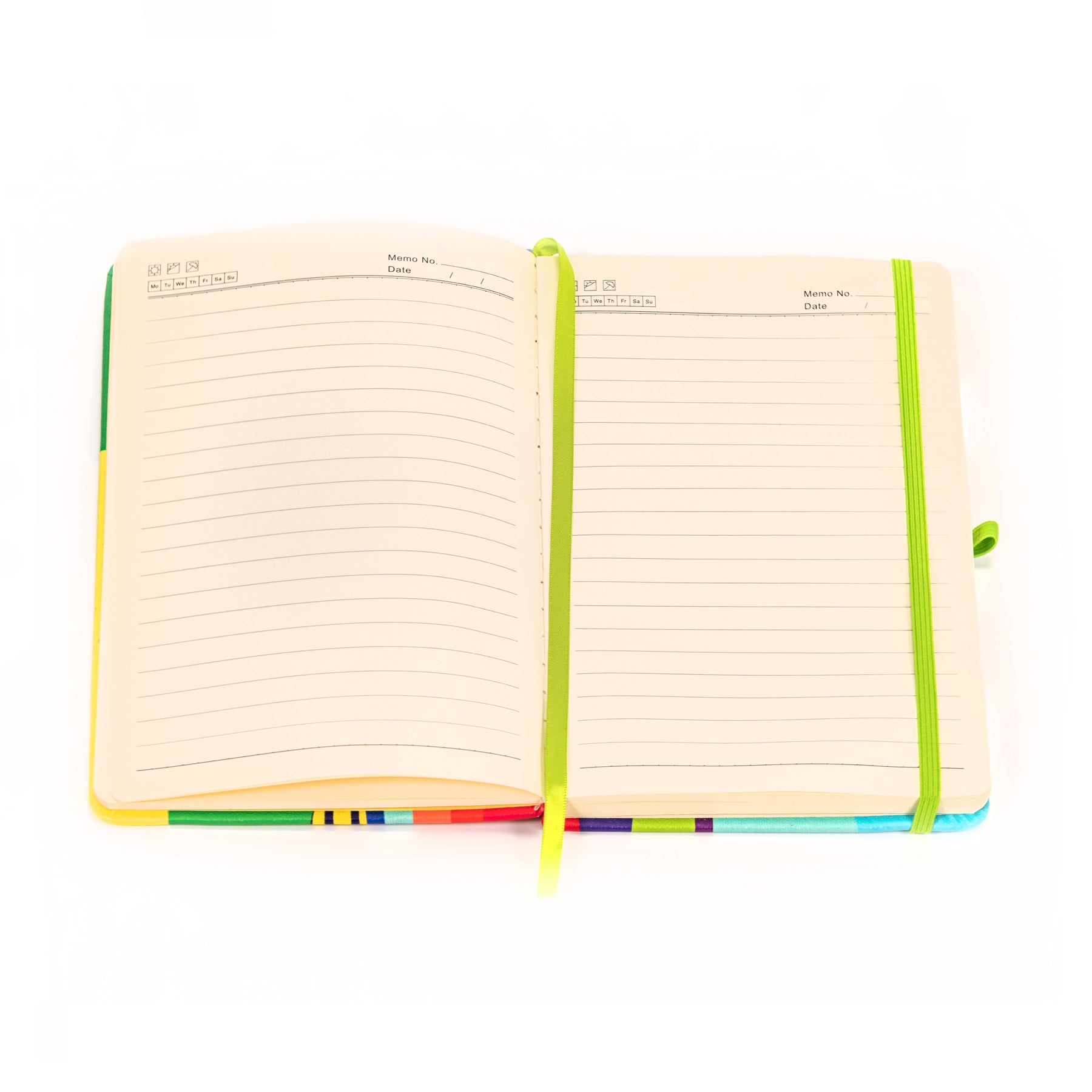 ELEANOR MCCOLL: Colourful lined notebook