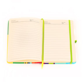 ELEANOR MCCOLL: Colourful lined notebook