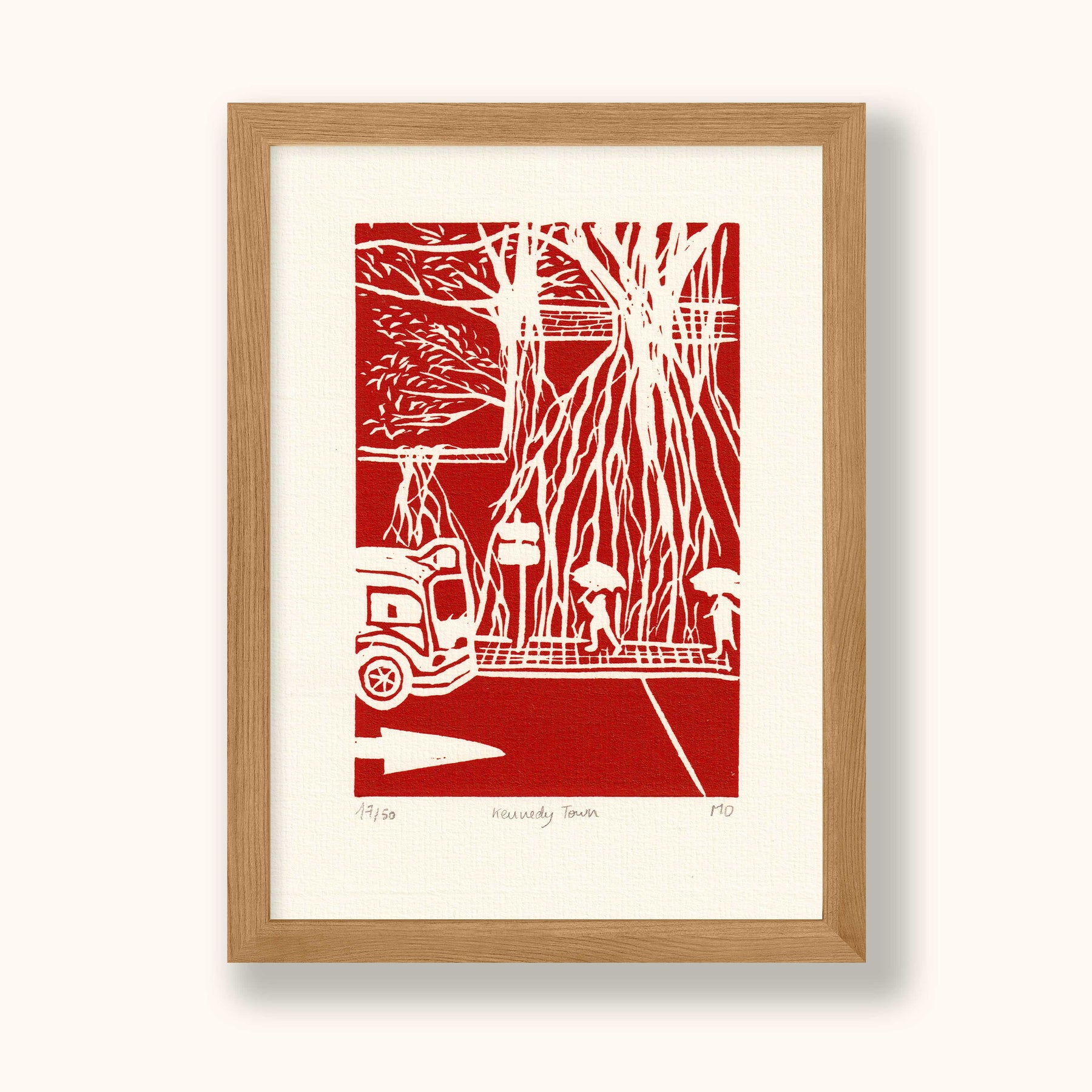 COULEUR AUBE PRINT: Kennedy Town Linoprint (available in 5 colours)