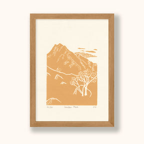 COULEUR AUBE PRINT: Lantau Peak Linoprint (available in 5 colours)