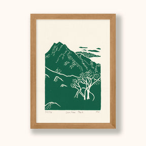 COULEUR AUBE PRINT: Lantau Peak Linoprint (available in 5 colours)