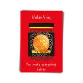 GREETING CARD: VALENTINE - XO Sauce