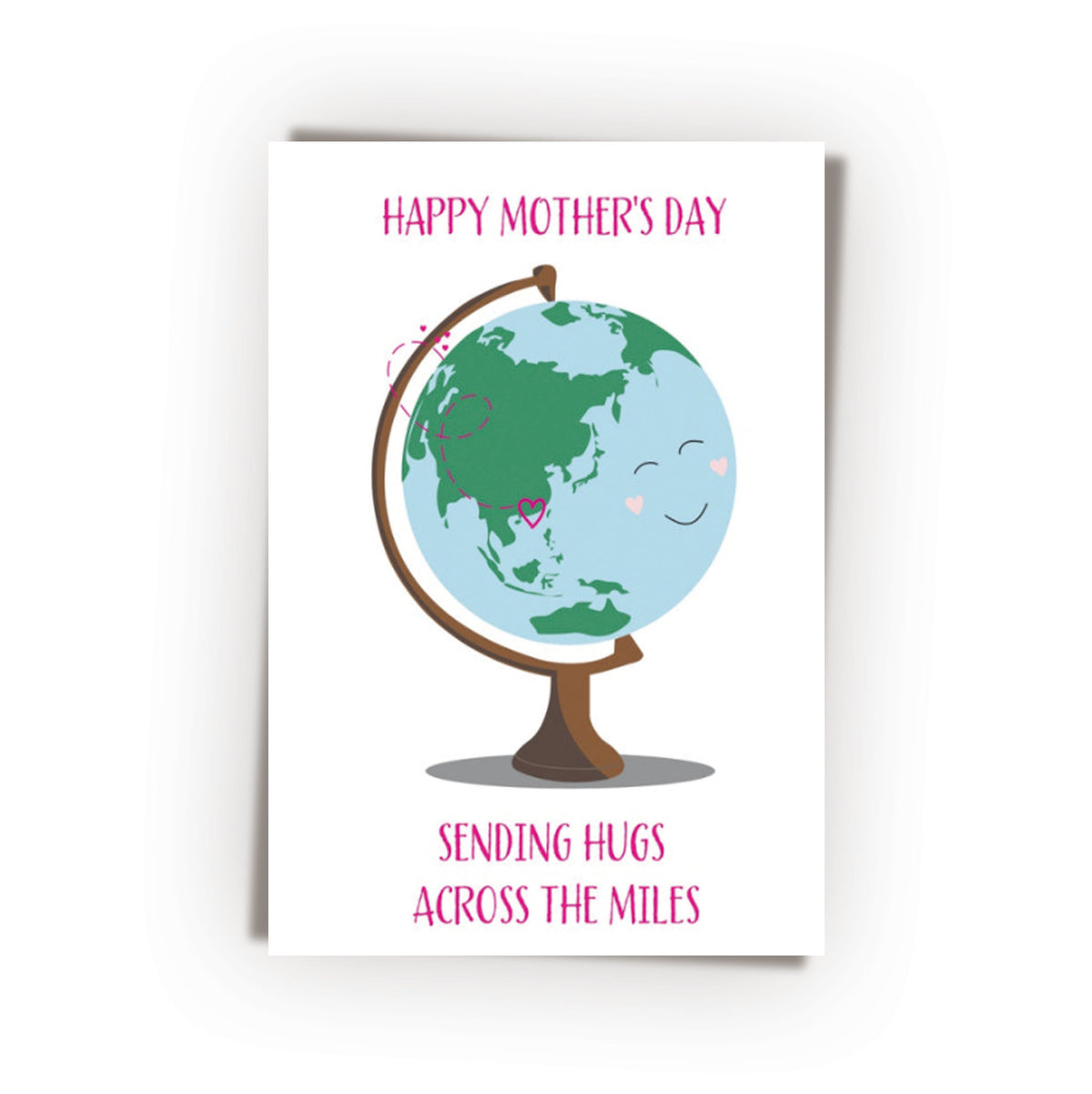 GREETING CARD: MOTHER'S DAY: Sending Hugs Across the Miles