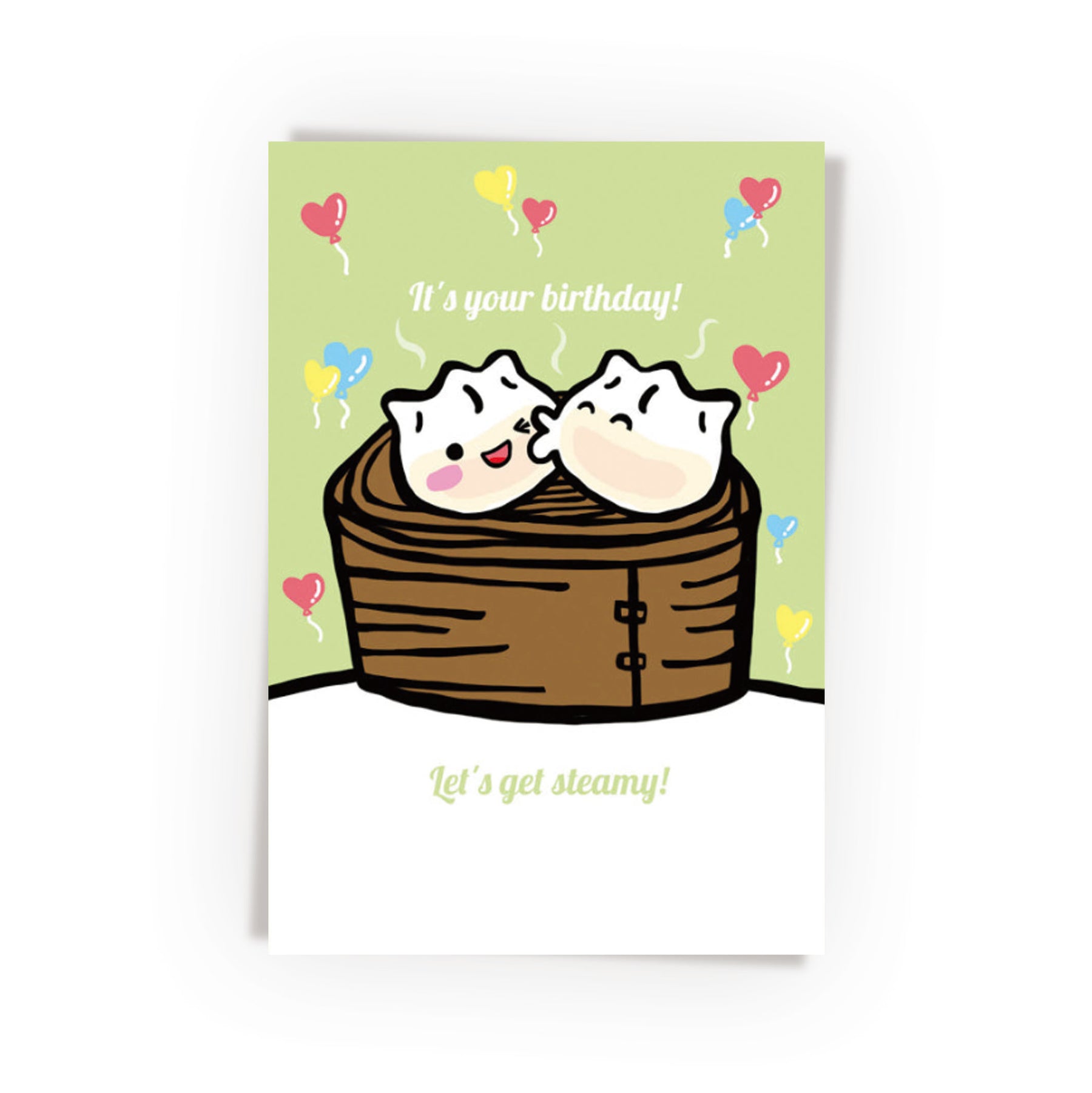 GREETING CARD: Birthday - Let's Get Steamy!