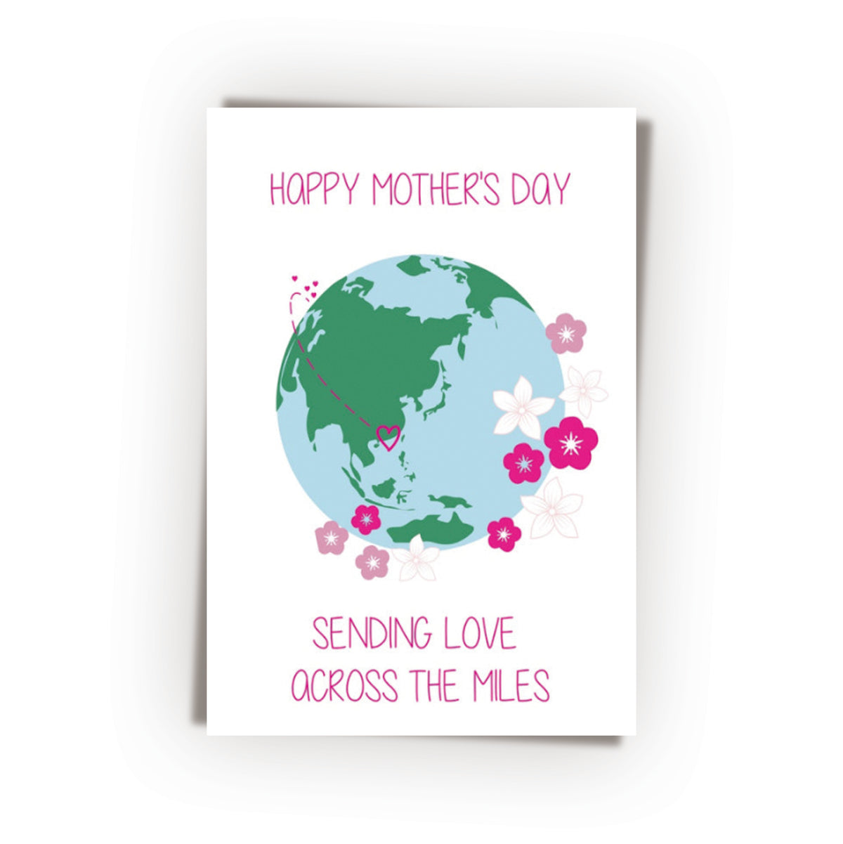 GREETING CARD:MOTHER'S DAY: Sending Love Across the Miles