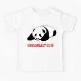 KIDS T-SHIRT: Panda- Unbearably Cute