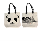 TOTE BAG: Panda- Skyline (double-sided)