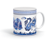 CERAMIC MUG: Chinoiserie Skyline