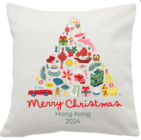 PERSONALISED CUSHION: Festive Icons