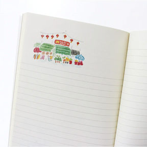 NOTEBOOK:  HK Tram / HK Harbour / Victoria Peak ( 3 designs)