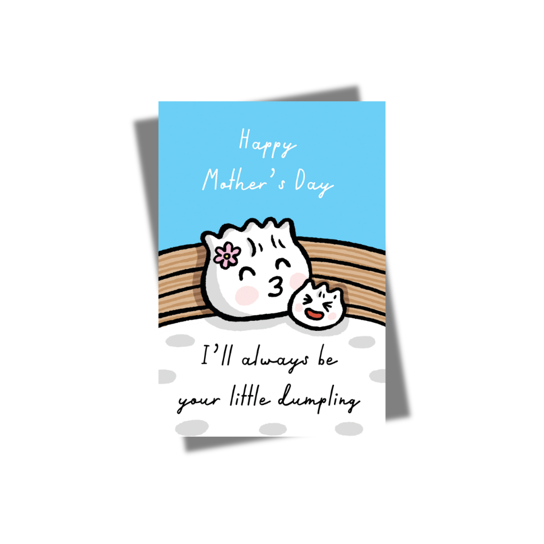 GREETING CARD: MOTHER'S DAY - Dumplings