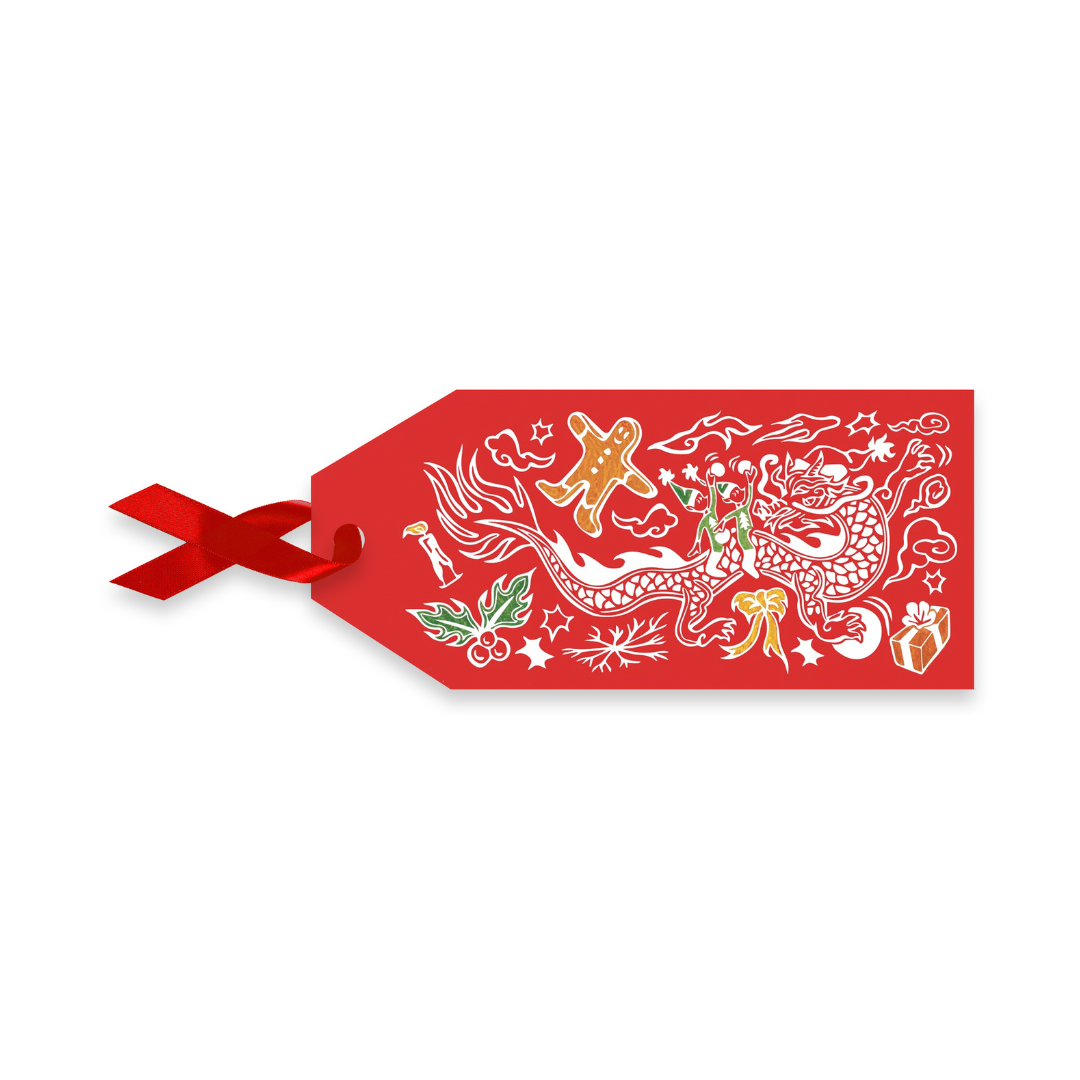 CHRISTMAS CHARITY GIFT WRAP AND TAGS: Festive Hong Kong (20 sheets + 40 tags)