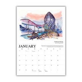 2025 WALL CALENDAR: Hong Kong: A Year of Inspiring Art