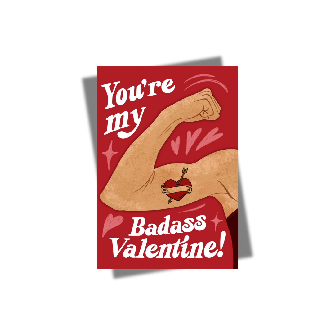 GREETING CARD: Badass Valentine