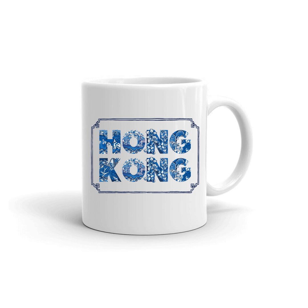 CERAMIC MUG: Hong Kong Chinoiserie