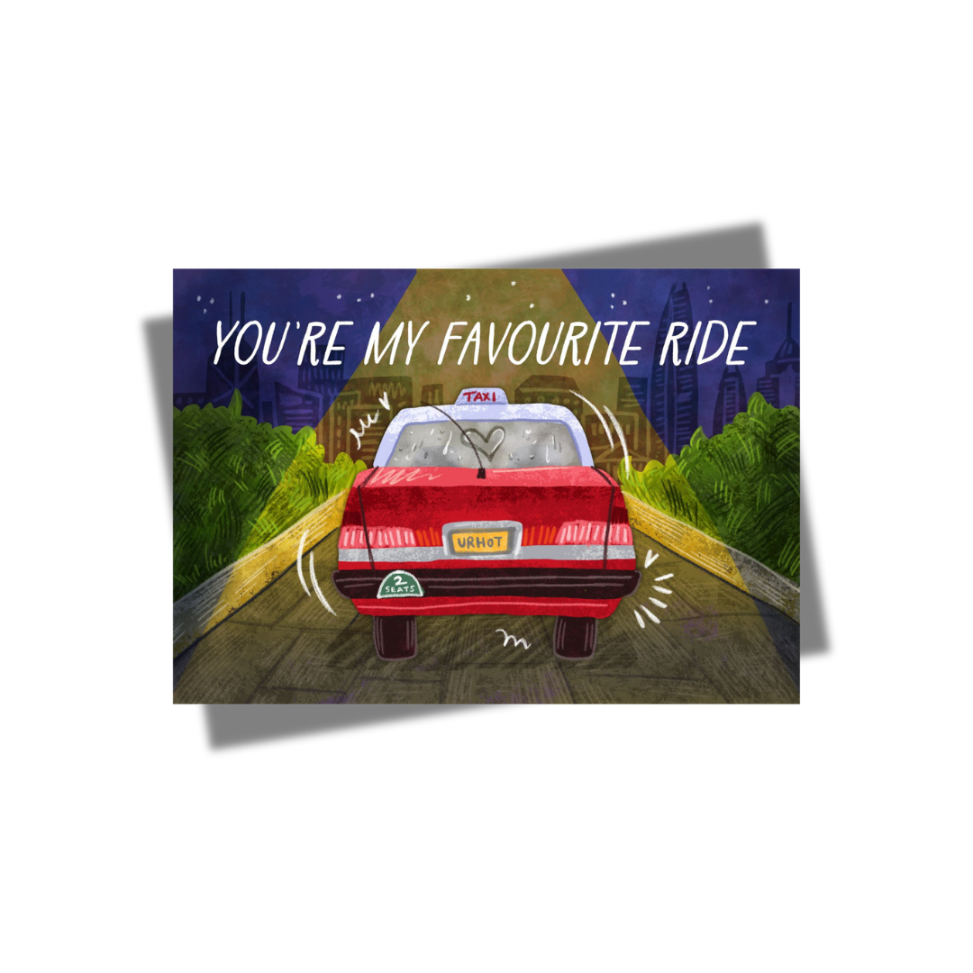 GREETING CARD: Favourite Ride