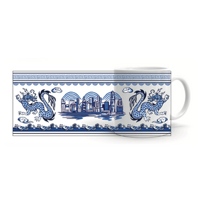 CERAMIC MUG: Chinoiserie Skyline