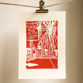 COULEUR AUBE PRINT: Kennedy Town Linoprint (available in 5 colours)