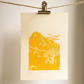 COULEUR AUBE PRINT: Lantau Peak Linoprint (available in 5 colours)