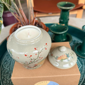 CANDLE: Chrysanthemum Mint Tea Jar- Happy Valley Scent