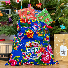 PERSONALISED CHRISTMAS GIFT SACK: 7 colours / 2 designs (Pre-Order)