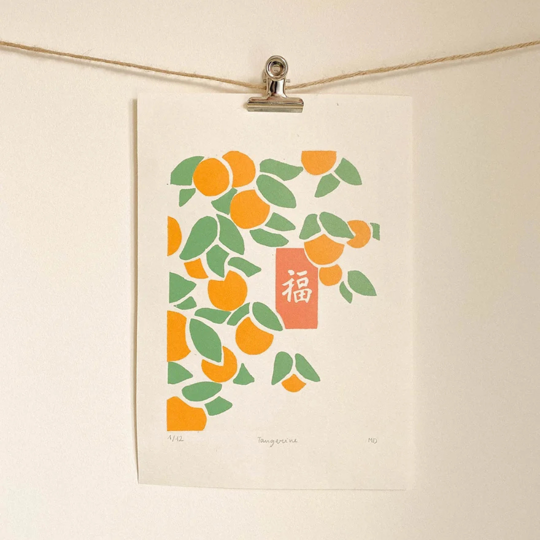 COULEUR AUBE PRINT: Tangerine