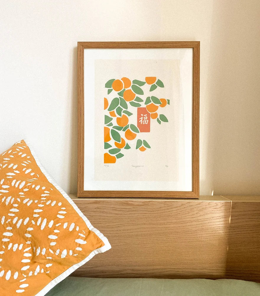 COULEUR AUBE PRINT: Tangerine