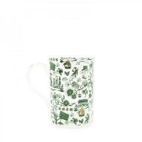 CERAMIC MUG: HK Toile Foil Tall Mugs (3 colours)