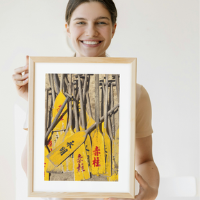 VIEW THROUGH JEN'S LENS PRINT: Dragon Boat Oars (11x14")