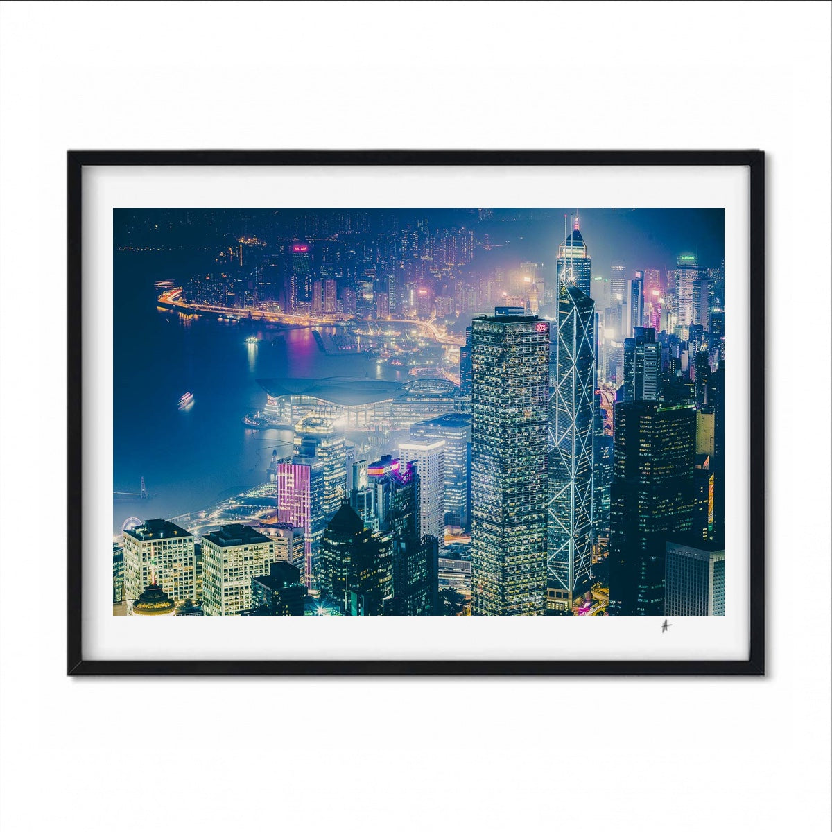 COLLECTOR'S PRINT - Hong Kong Lights Up